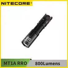 Nitecore Mt1A Pro Led Flashlight, 800 Lumens, Usb-C Rechargeable, Compact Design.