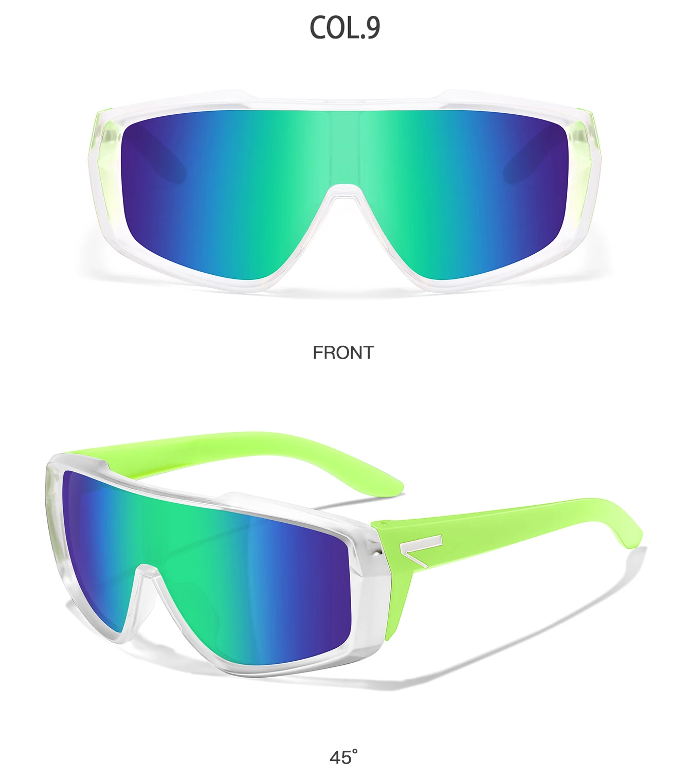 Bunte Jugend-Sonnenbrille, UV400, winddicht, MTB, Fahrrad, modisch, Outdoor-Sport, Radfahren, Schutzbrille für Männer und Frauen – Detail 11