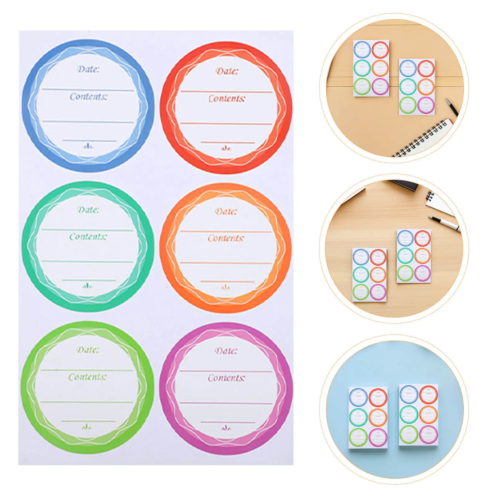 80Sheets Waterproof Removable Date Labels for Kitchen Storage Jars Bottles Containers Freezer Fridge Mason Jars Glass Bottles