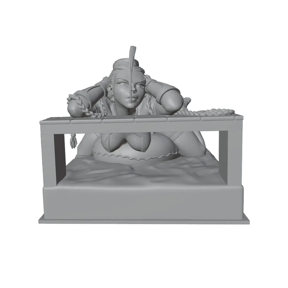 1/24/12/6 Sexy Figurine，Attractive resin model kit for GK miniature 3D printed grey statue figurine DIY doll model not painted