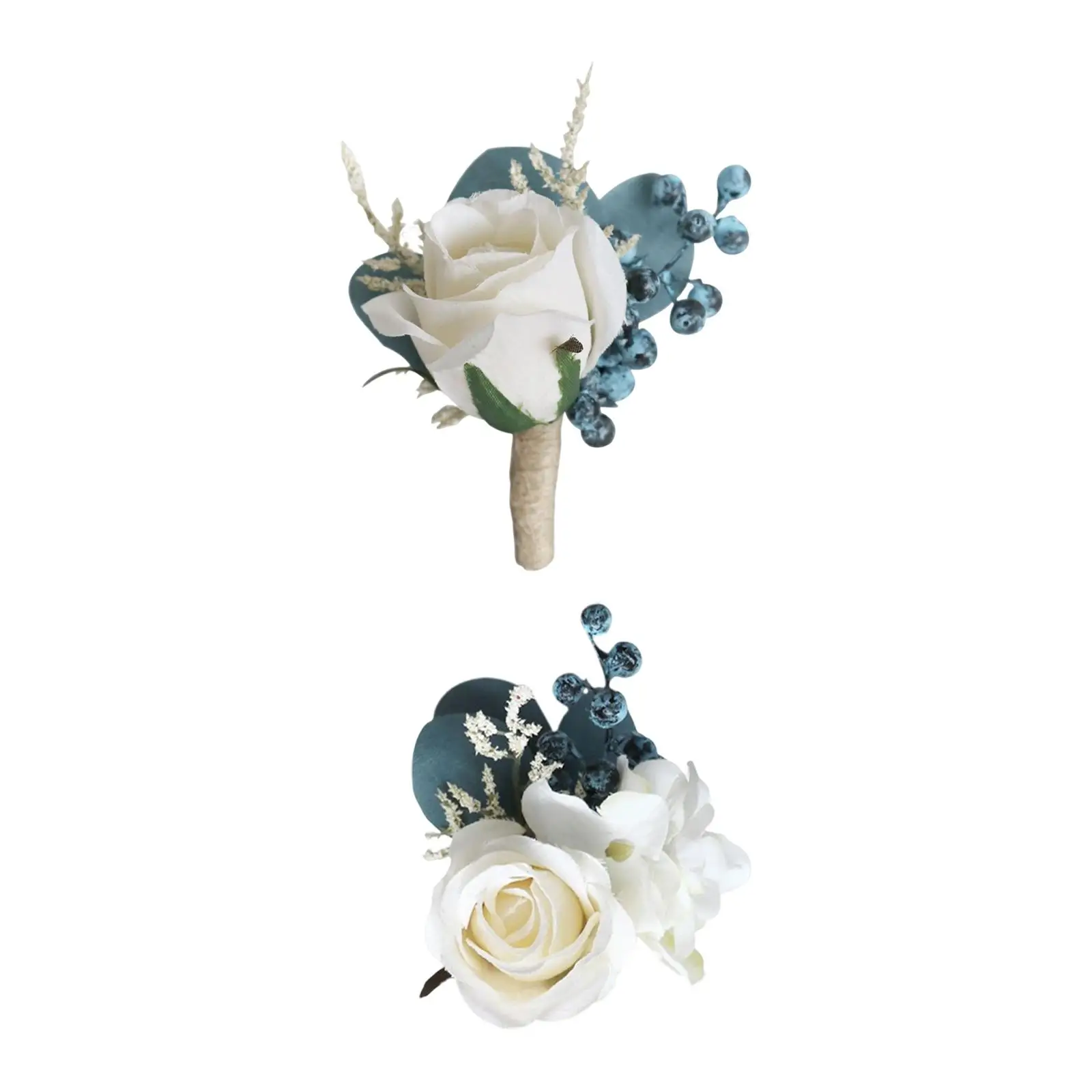 Corsage Elegant Simulation Rose Corsage for Girls Wedding Ceremony