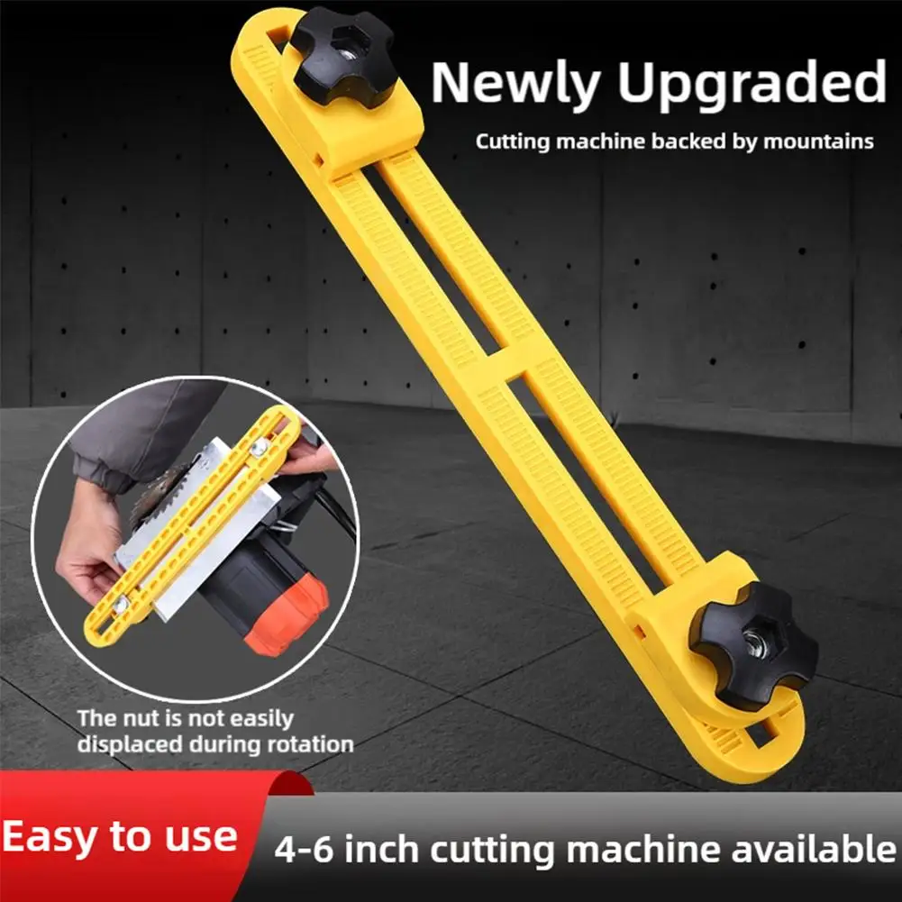 1Pc Adjustable Cutting Machine Base Rail Cutting Machine Bottom Plate Ruler Holder Woodworking Modification Regulator Base