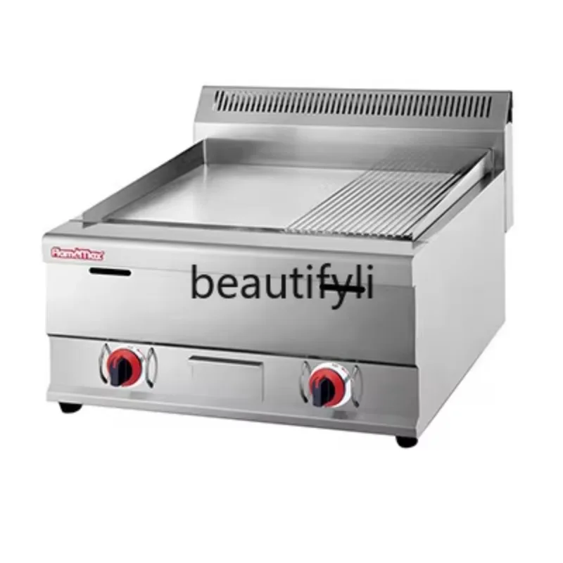 

Desktop independent temperature control combination furnace for commercial use, gas six-eye rice stoveX