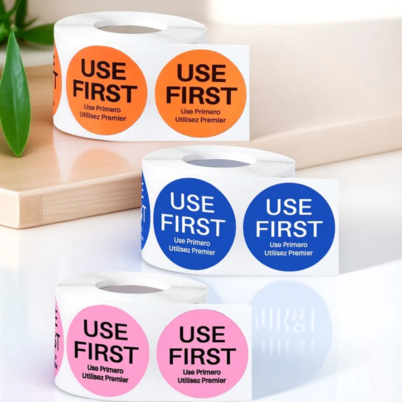 

3 Rolls Use First Decals Food Service Label Kitchen Inventory Stickers Practical Use First Stickers Food Labels