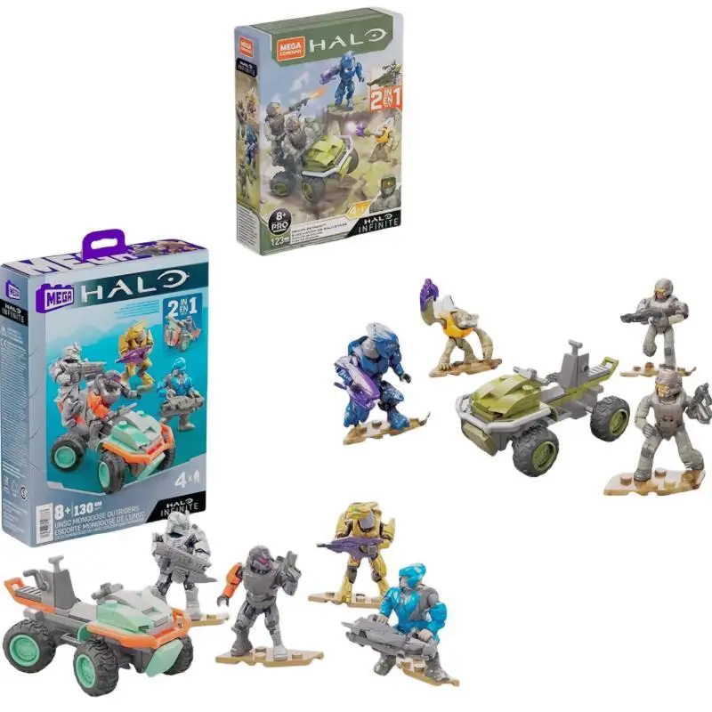 Mega Bloks Mongoose Outriders Gungoose Gambit Ghost Of Requiem Loose Mini Action Figure Collectible Toy For Decoration Toy Gifts
