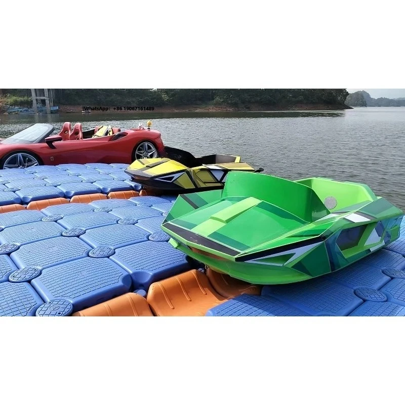 2025 Electric Water Jet Boat Fashionable Jet Ski Go-Kart New Inflatable E-Boat for Surfing Water Amusement Facilities t001