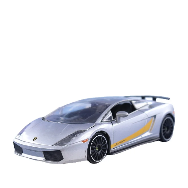 1:24  Lamborghini Gallardo Superleggera High Simulation Diecast Car Metal Alloy Model Car Children's toys collection gifts J295