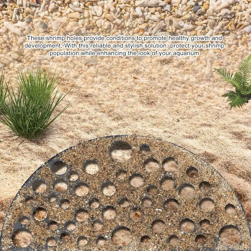 Aquarium Hidden Cave Shelter For Small Fish And  Breeding Re