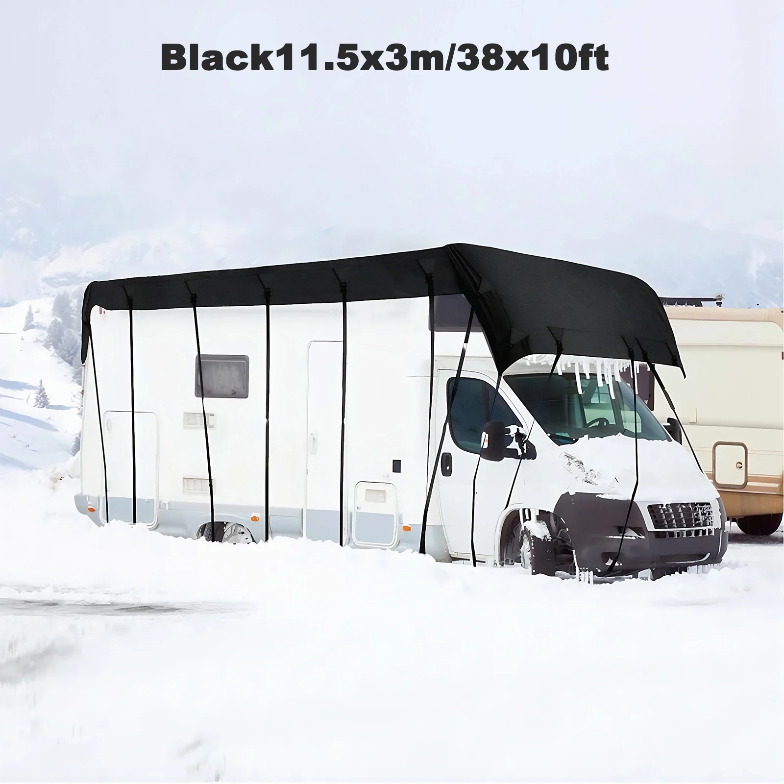 7 Maat Waterdichte Camperdakhoes 3000PA 210D Oxford Doek Dakbeschermhoes Camperzonwering Camperdakzonnescherm