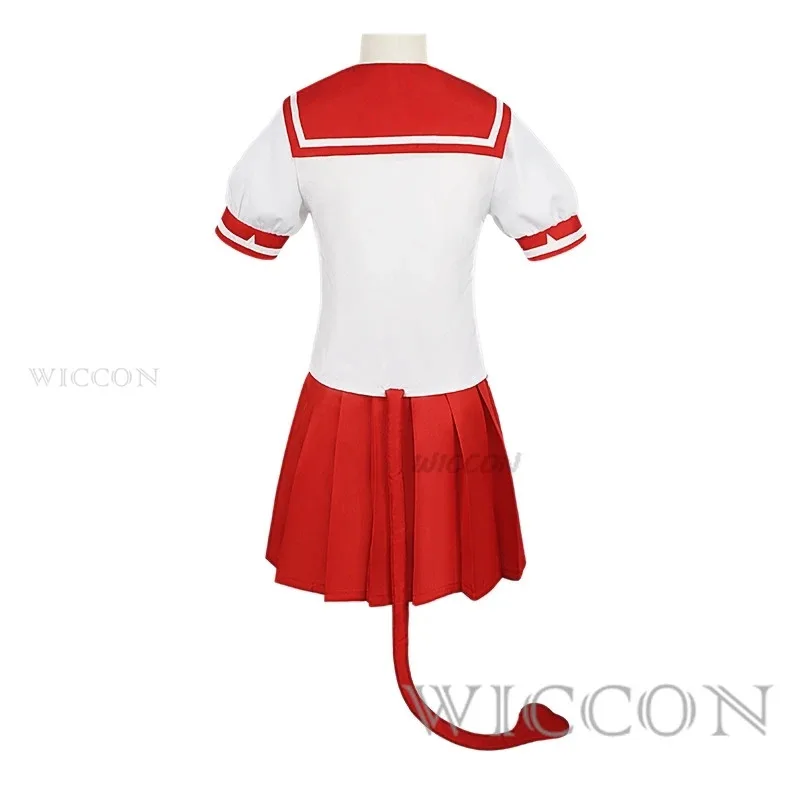 2025 22 Anime Bienvenido al demonio Iruma-kun Valac Clara disfraz de Cosplay personalizado uniforme escolar para mujer zapatos JK accesorios para el cabello