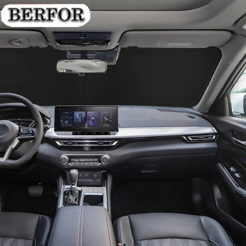 

For Nissan Altima L34 2019-2023 Car Stling Nano-Insulat Windshield Sunshade Front Window Sun Shade Visor Interior Accessories