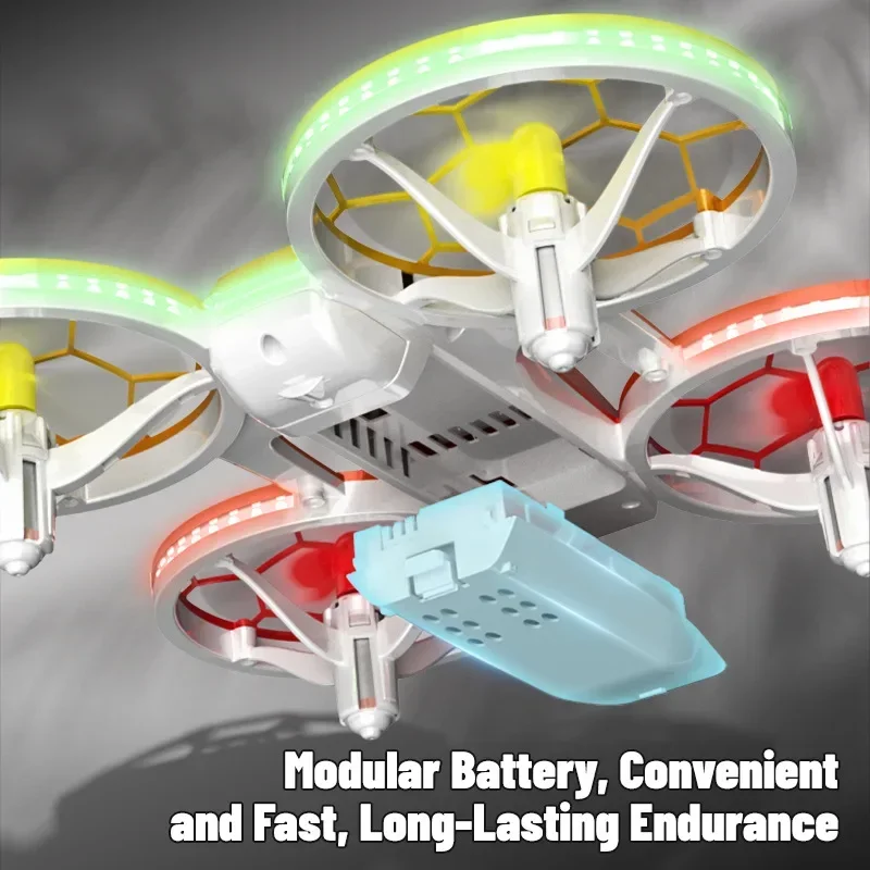 Jjrc H127 Mini Drone Rc New Ufo Rotary Flying Remote Control Resistant Racing Drones with Colorful Led Drone Light Toys Gifts