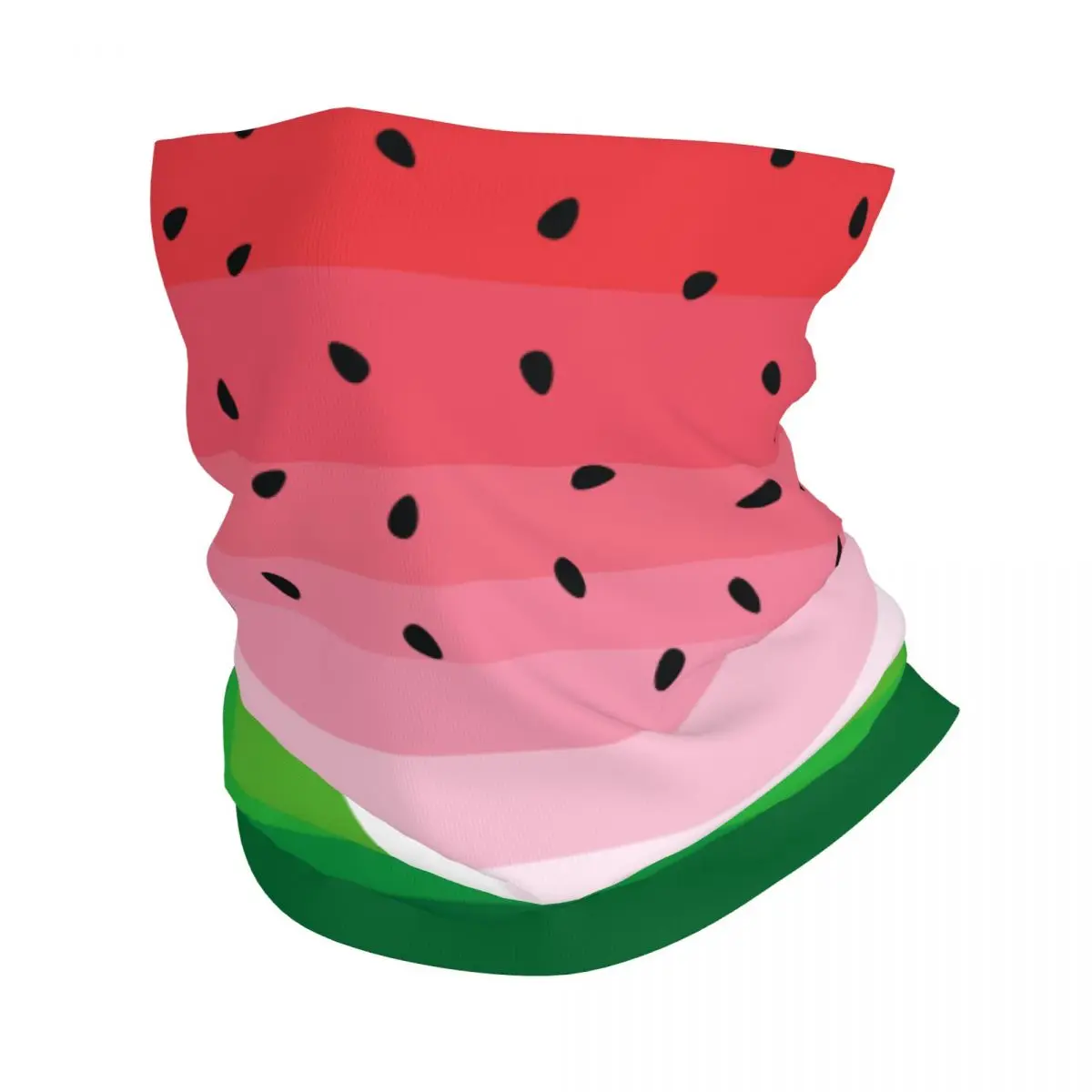 Watermelon Fruit Bandana Neck Gaiter Printed Balaclavas Wrap Scarf Multi-use Headwear Fishing Unisex Adult Washable