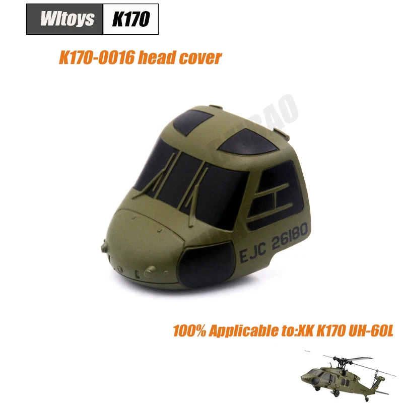 Wltoys XK K170 RC hélicoptère pièces de rechange hélice moteur récepteur Servo ESC train d'atterrissage vis engrenage arbre principal plaque transversale etc.
