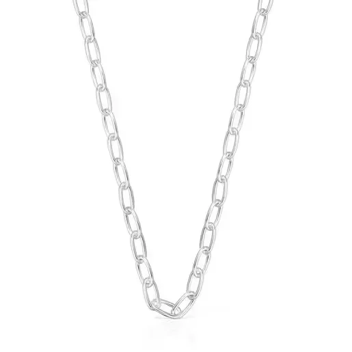 

2024TO Fashion Jewelry Latest Hot Selling Spanish Bear 100% 925 Pure Silver Geometric minimalist oval necklace Women Luxury Gift