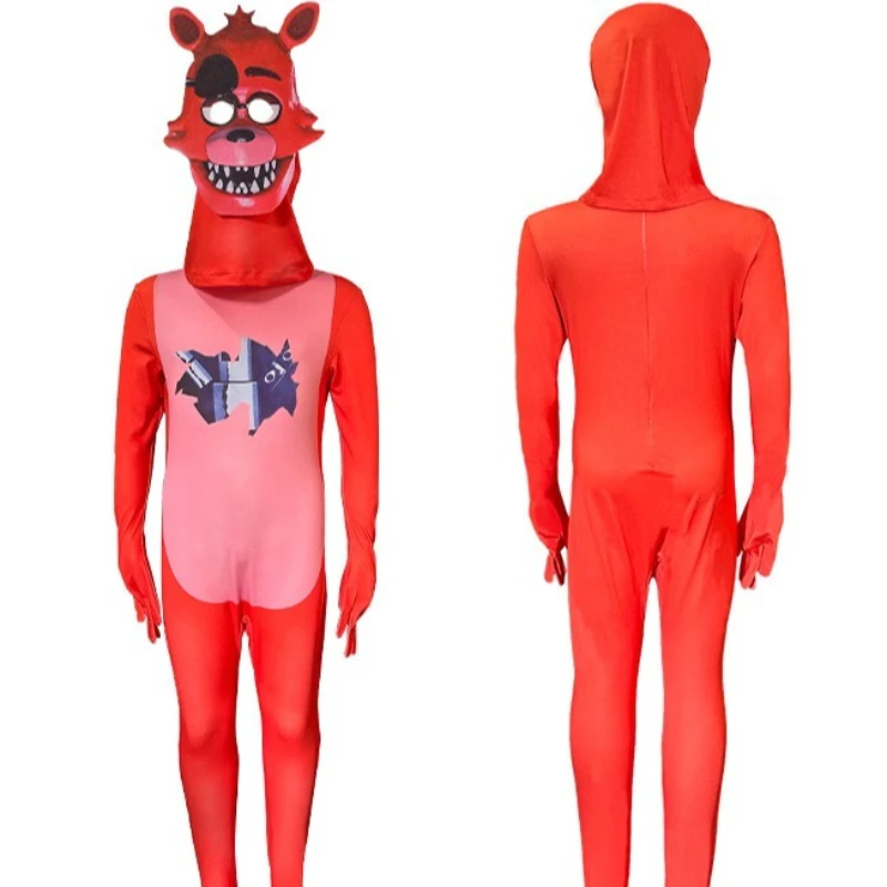 Anime Bonnie Bear FNAF Costume Game Foxy Chica Freddy Fazbear Cosplay Costume Five Nights Freddyed Nightmare Costume For Kids - view 3