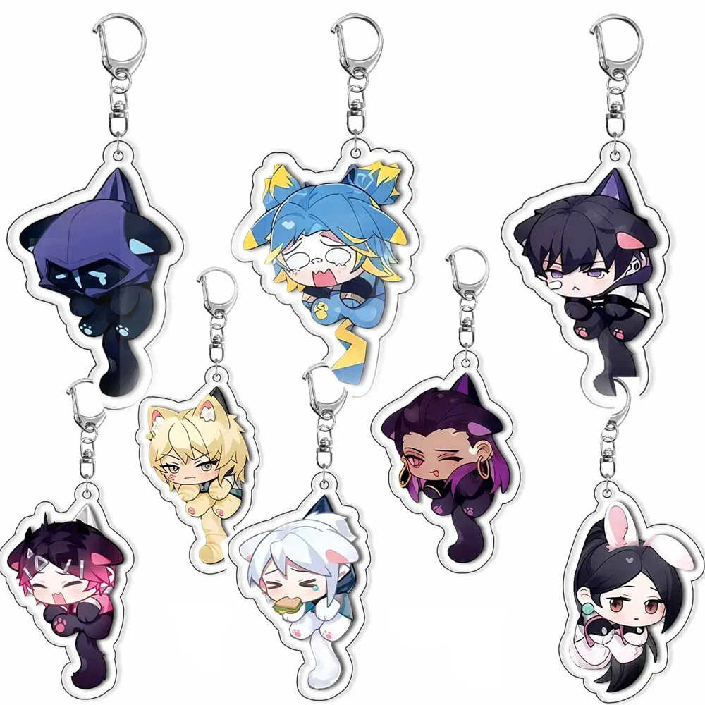 elf-ears-tail-valorant-game-cat-Брелки-gaming-killjoy-val-jett-Подвеска-Брелок-для-аксессуаров-Сумка-Брелок-Кольцо-Ювелирные-изделия