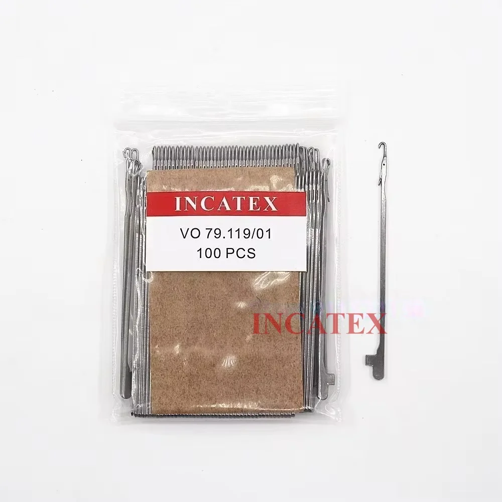 500 Uds aguja de tejer Incatex VO 79.119/01 para máquina de tejer china Shima Seiki aguja 7G