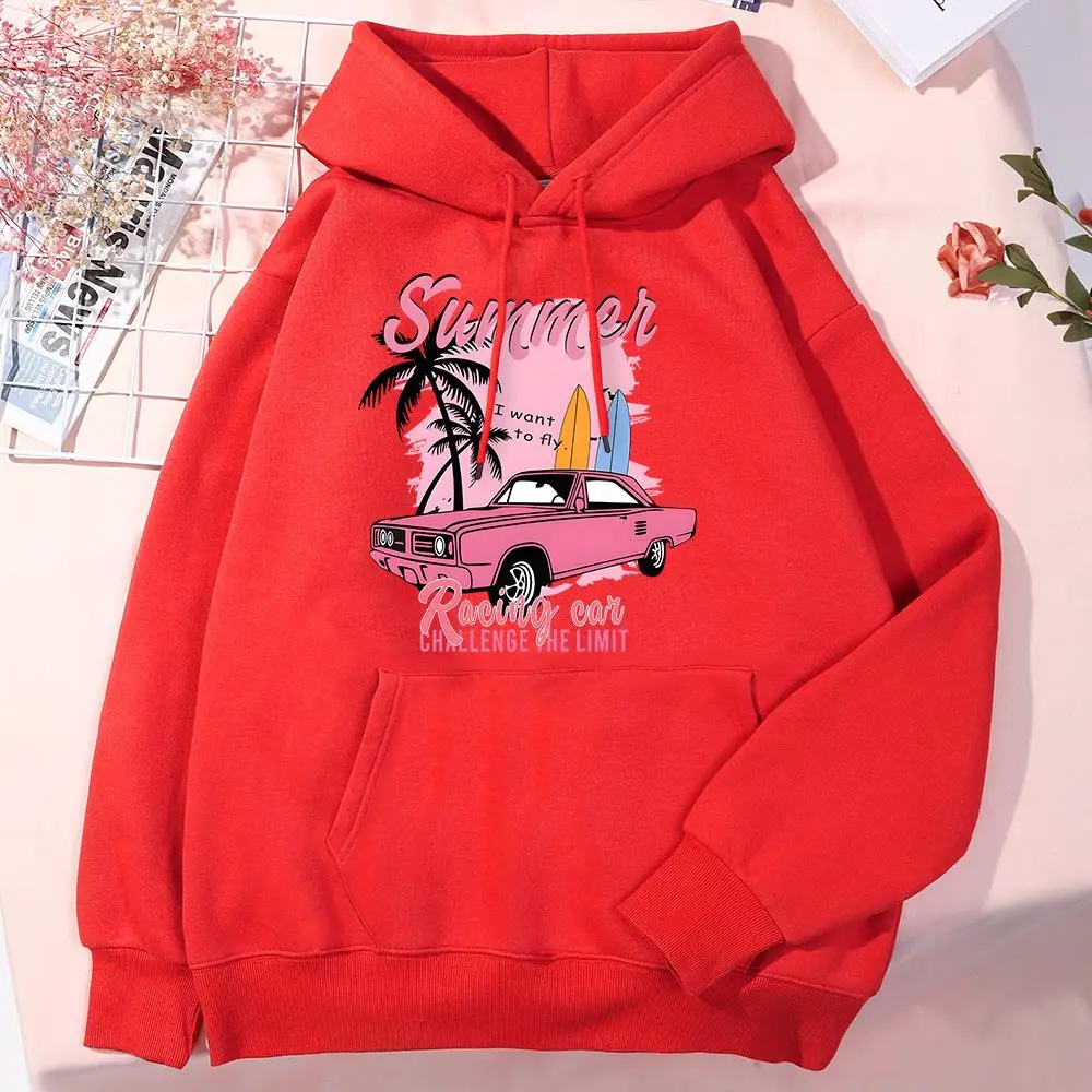 Summer Racing Car Challenge The Limit Man Hoodies Quality Graphics Clothes Breathable Vintage Clothing Casual Harajuku Hooded