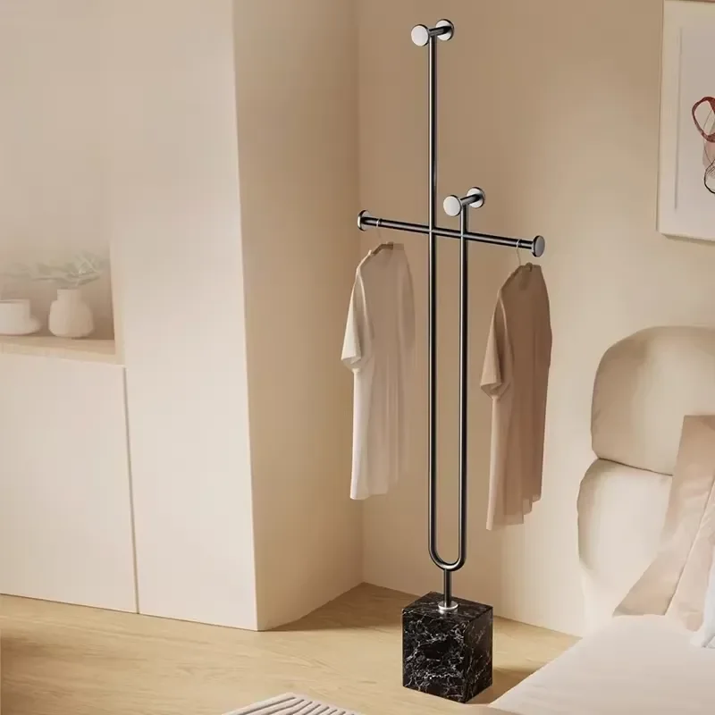 for Household Light Luxury Clothes Storage Rack Bedroom Vertical Hanger Coat Rack Stand Shelf for Dress Home Furniture
