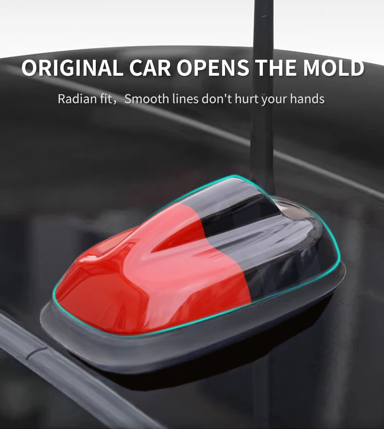 Auto Außen Trim Antenne Dekoration Abdeckung Aufkleber Für MINI Cooper S JCW F65 F66 F56 F55 Auto-Styling Zubehör – Detail 4