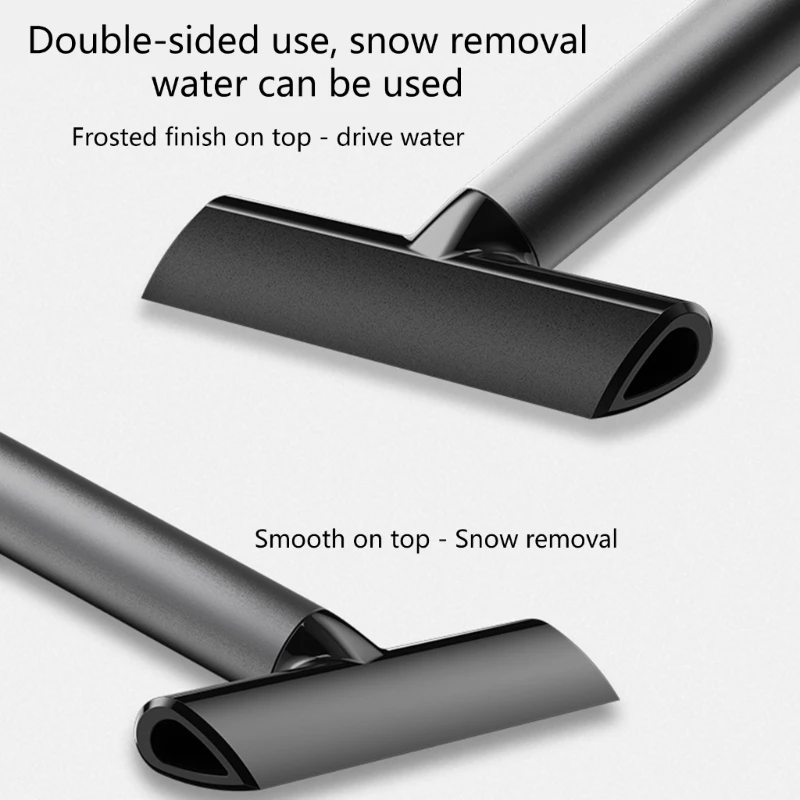 Car Ice Scraper Windshield Ice Breaker Quick Clean Glass Brush Snow Remover TPU Tool Winter Snow Brush