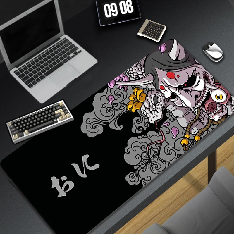 Grand tapis de souris Wave Off Art, 900x400 XXL, pour ordinateur de jeu, bureau, avec bord de verrouillage