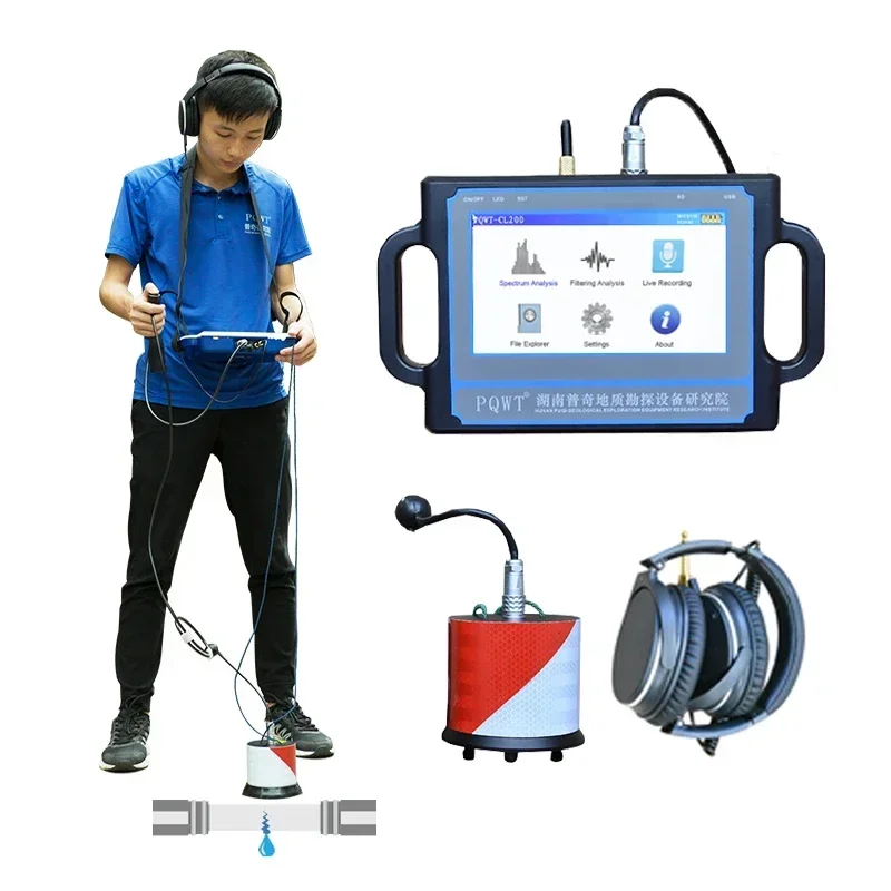 

Professional Plumbing Tools Underground Pipe Leak Detection Device PQWT CL300 Water Leak Detector