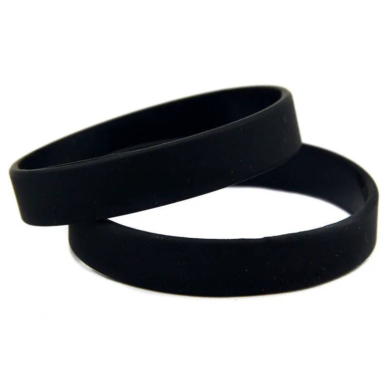 50 Pcs Plain Solid Color Silicone Bracelet Unisex Rubber Wristband for Group Activities Gift
