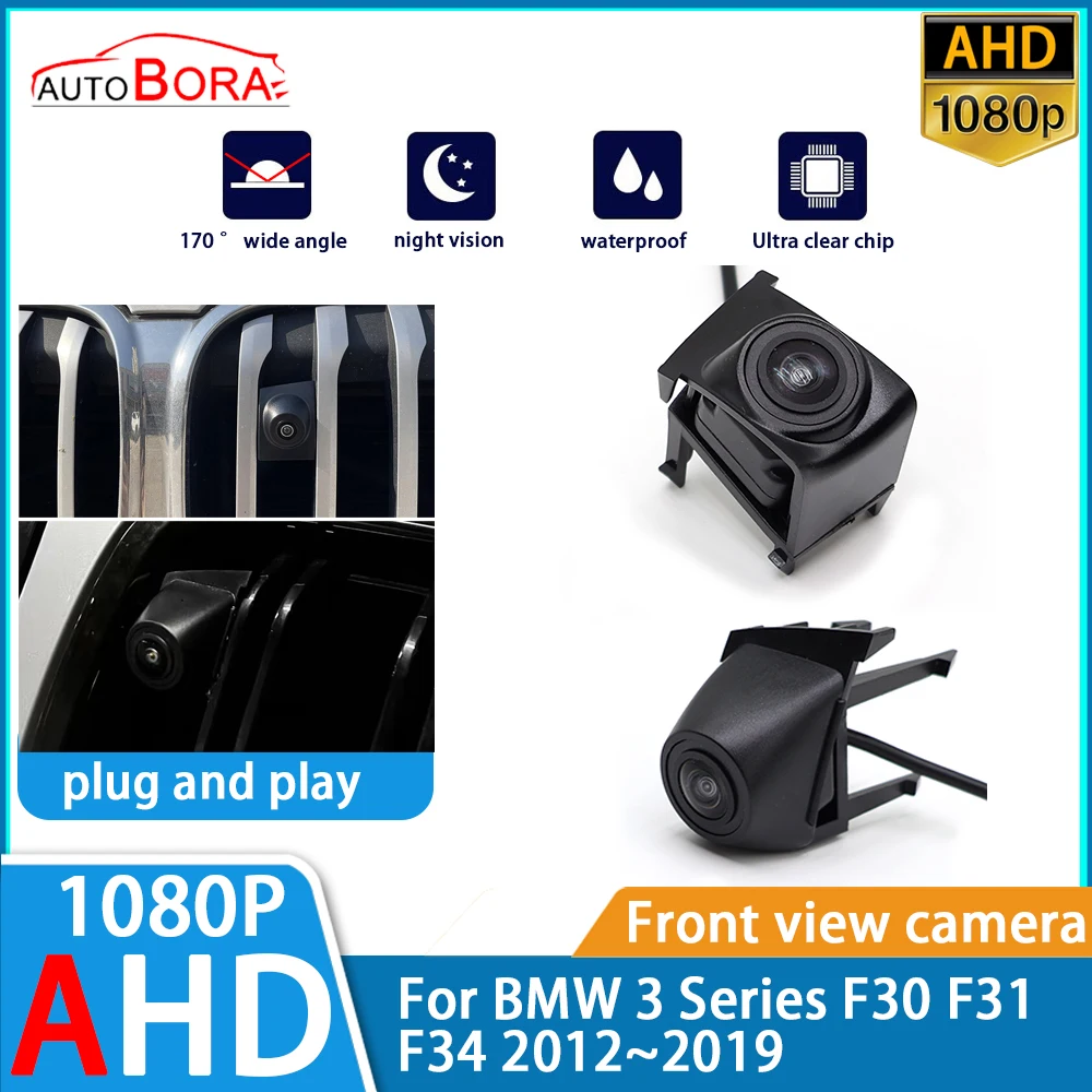 

ZhuCamX AHD 1080P Ultra Clear Night Vision LOGO Parking Front View Camera For BMW 3 Series F30 F31 F34 2012~2019