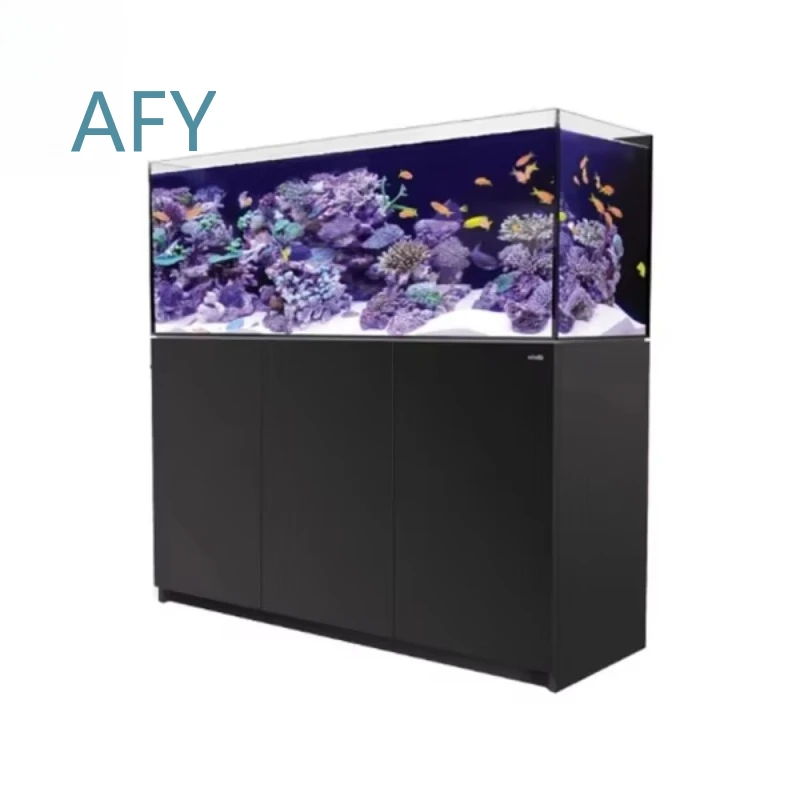 Modern Luxury Glass Refrigerated Aquarium for Fish and Reef Restaurants for Commercial Use for Restaurant Bar Hotel Lobby