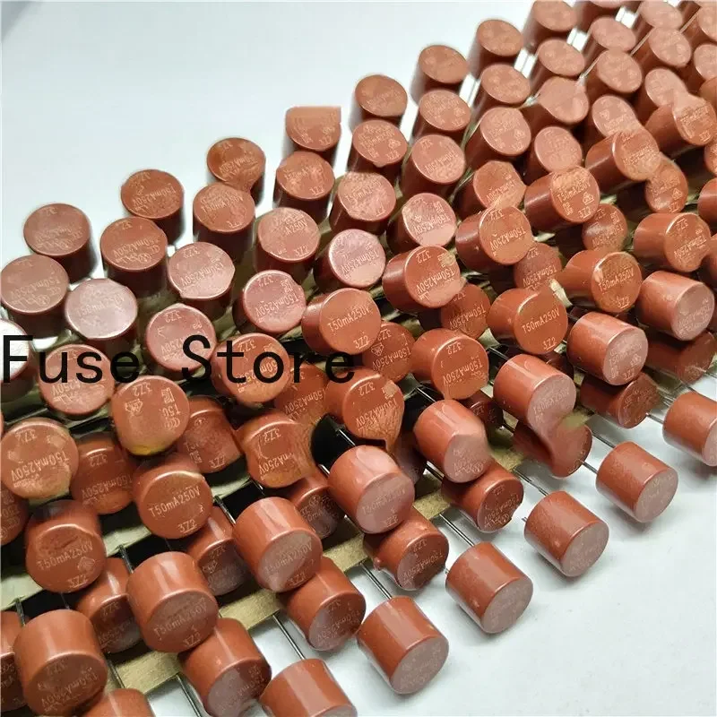 

5PCS 37200500001 TR5 Round Fuse Tube 372 T50mA 250V Delay 0.05A
