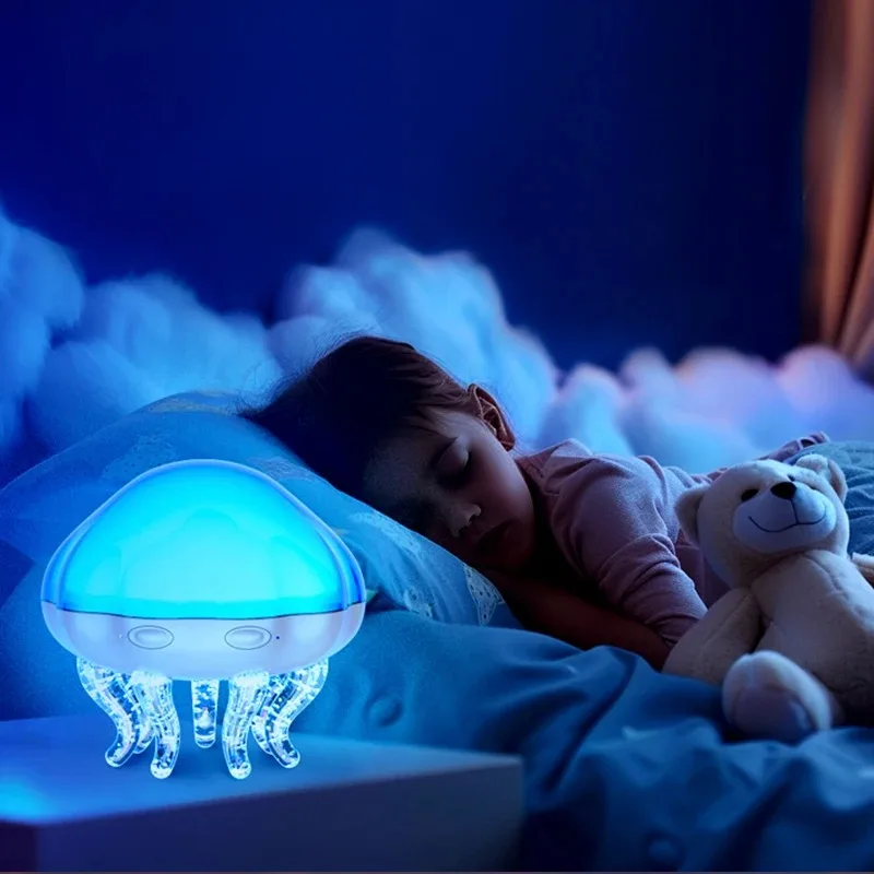 Jellyfish Galaxy Projector Lamp Night Light Projector Transform Any Space with Mesmerizing Oceanic Glows&Multiple Lighting Modes