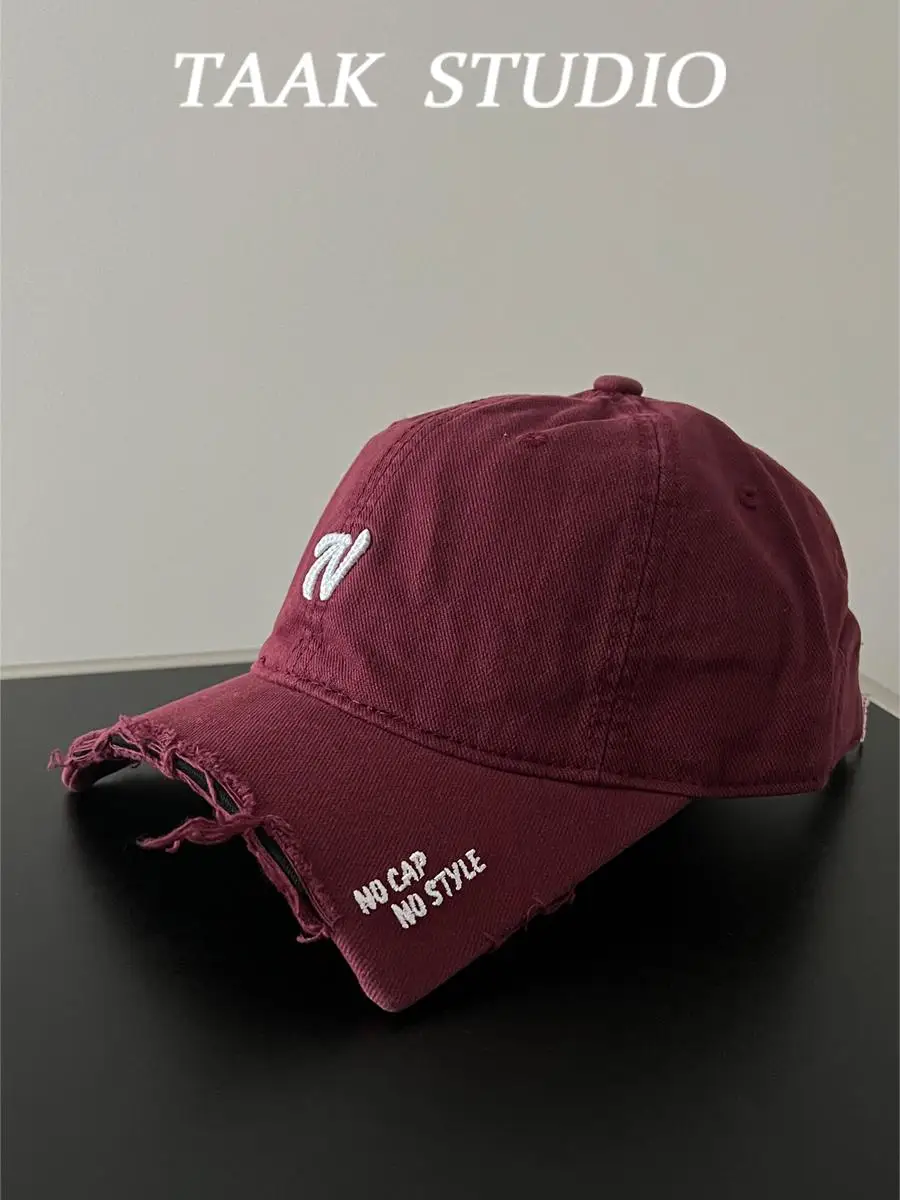

New niche letter baseball cap summer street wash cap