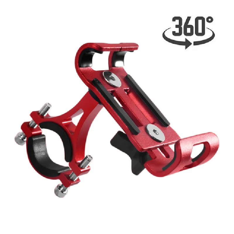 Metal Motorcycle Phone Holder Handlebar Bicycle Mount Non-Slip Mountain Bike Support Aluminum Alloy Holder For iPhone 13 X Stand