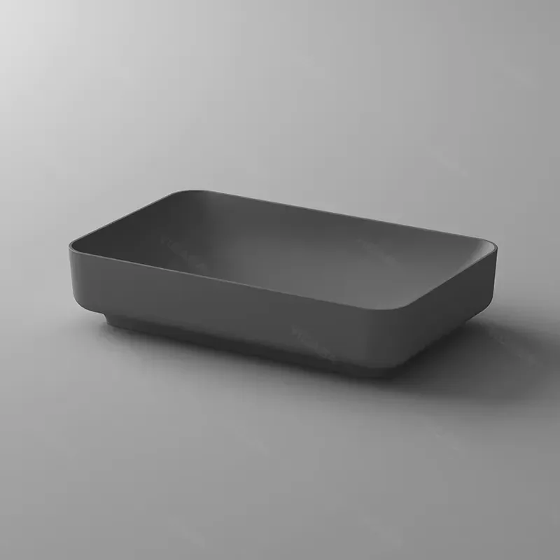 Modern Bathroom Sink Cabinet Top Mount Washbasin Sanitary Ware Basin New Design for Home Decoration High Quality Ceramic New