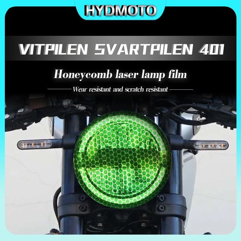 For Husqvarna VITPILEN SVARTPILEN 401 stickers headlight film taillight film honeycomb laser light film modification accessories