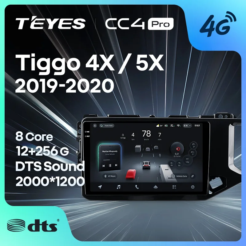 

TEYES CC4 PRO For Chery Tiggo 4X 5X 2019 - 2020 CarPlay Auto 2DIN Autoradio Radio Multimedia Stereo