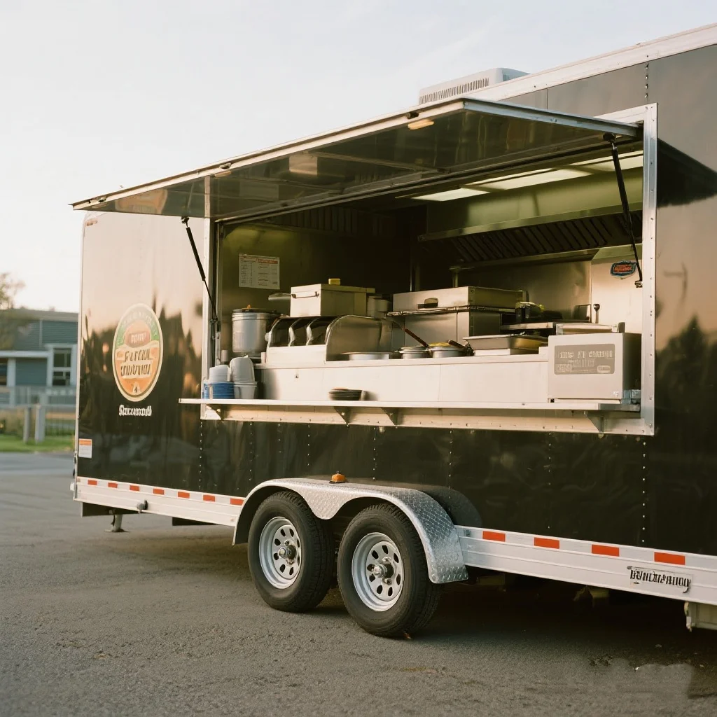 

Multifunction Small Food Trailer Mobile Snack Coffee Food Truck with Full Kitchen for Sale