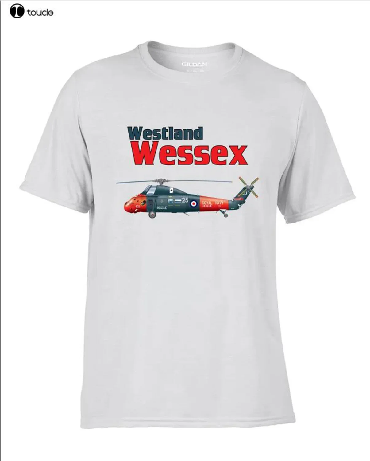 Nueva camiseta de moda para hombre, camisetas de alta calidad para hombre, camisetas Hipster, camiseta informal para hombre con diseño de helicóptero Westland Wessex