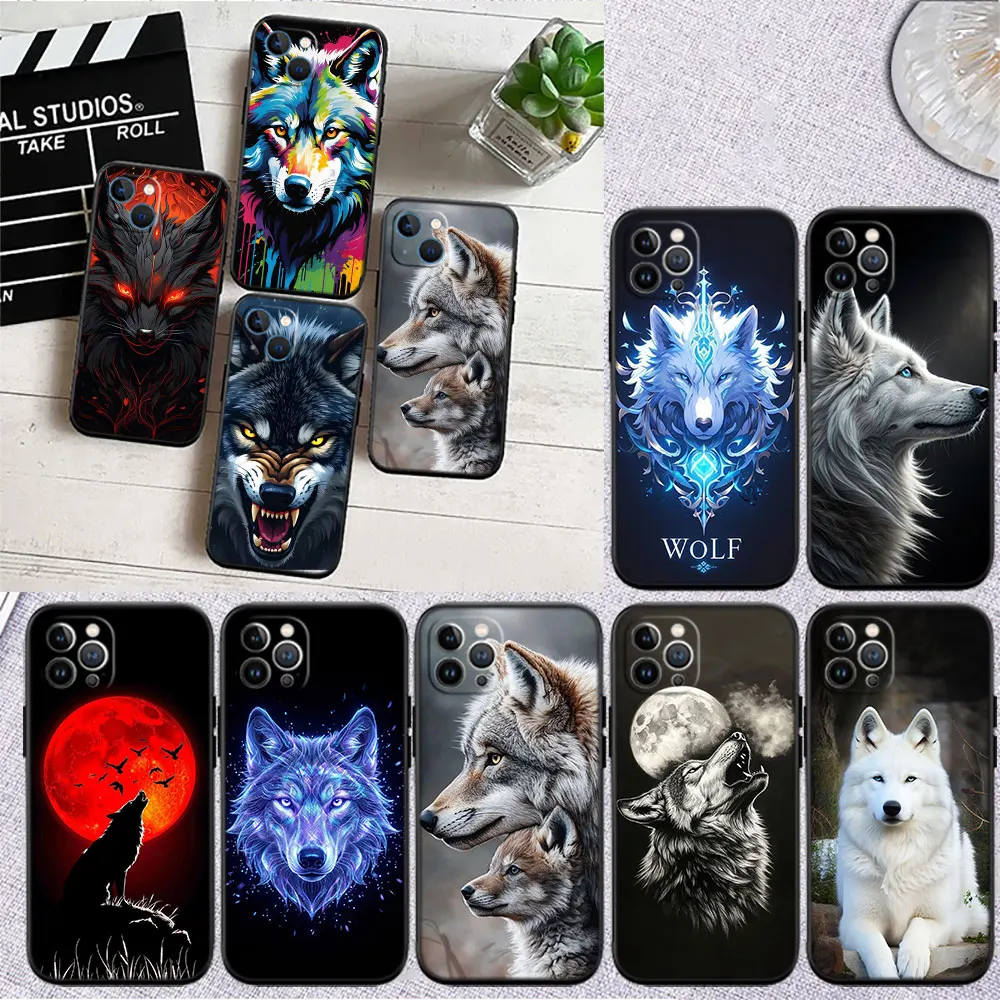 VY7 Animal Wolf Phone Case for Samsung Galaxy M06 M15 M16 M35 M55 M56 A36 A42 A50 A50S A51 A52 A32 A33 A05 A05S A06 A16 A20