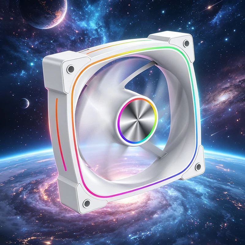 computer case fan PC Case fan ARGB Fan 5V 3Pin Mainboard Light Sync Magic Color Stream Effect 4Pin PWM Hydraulic Silent Fan
