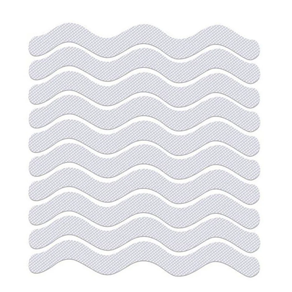 Anti Slip Strips S Wave-shaped Shower Stickers Colored Non Slip Bath Safety Strips For Bathtub Shower Stairs Floor Home