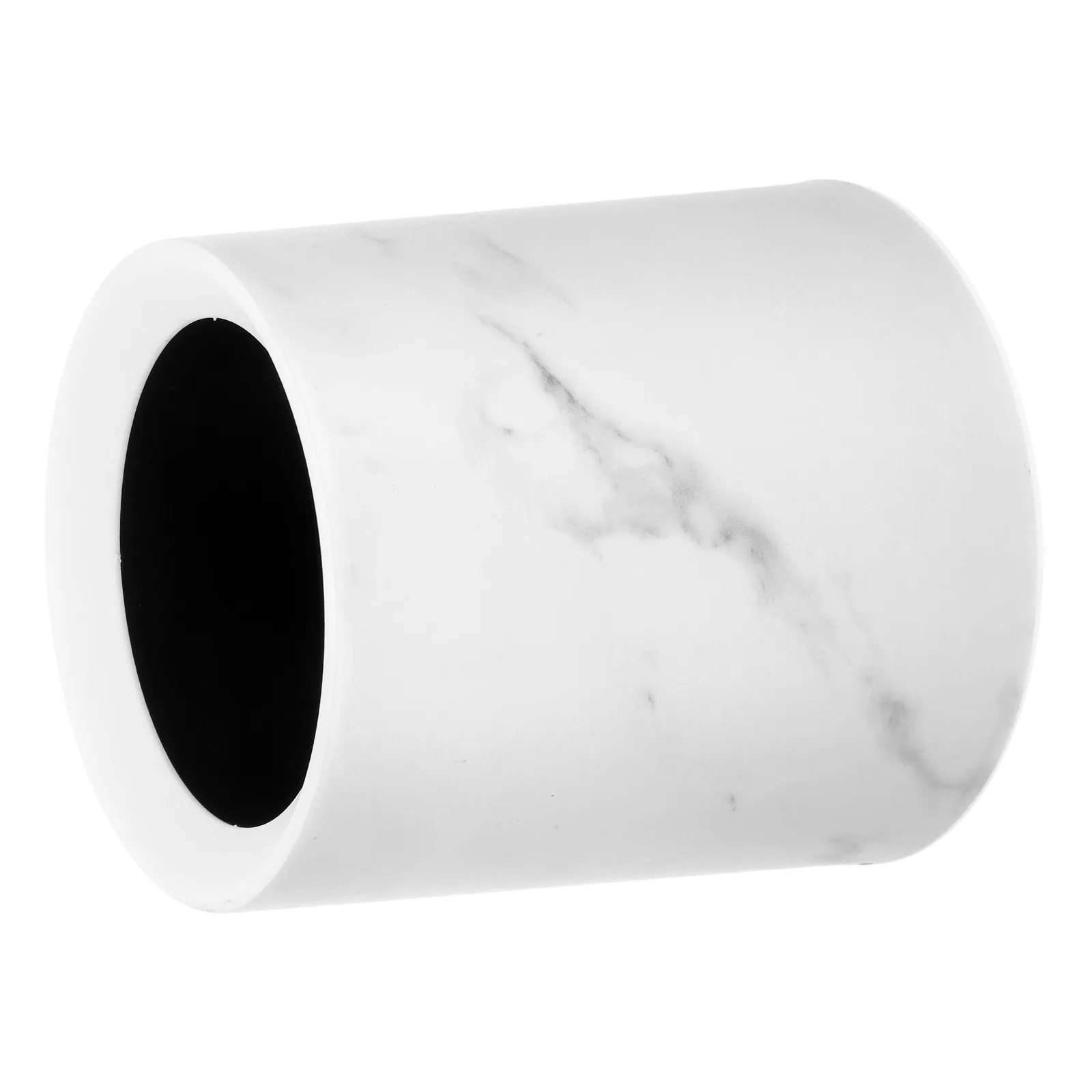

Marble Trash Can Convenient Desktop Bin Bathroom Wastebasket Bedside Pp Garbage Office