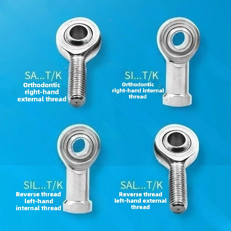 Stainless steel fisheye rod end joint bearing SI6 SI8 SI10 SI12 14 16 18 20 25 30T/K