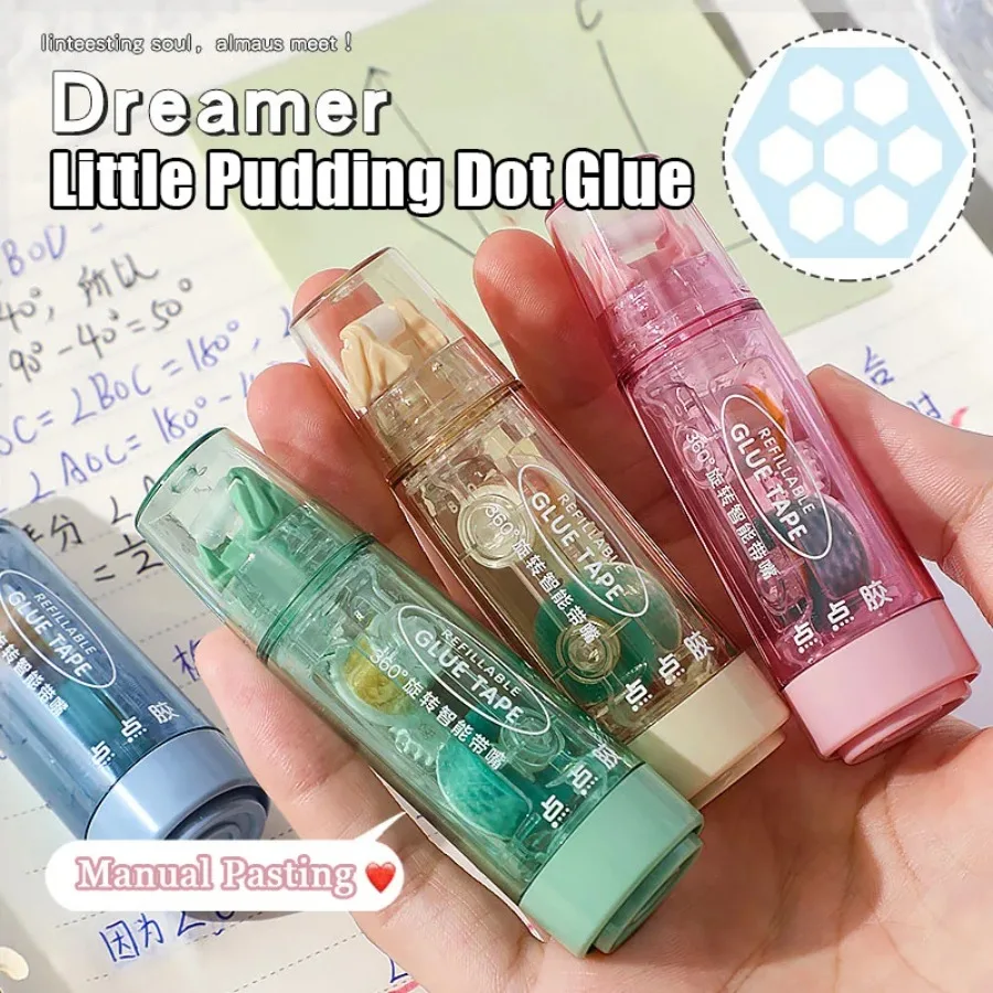 

Cute Dot Glue Korean Stationery High Viscosity Transparent Student Hand Account Mistake Question Glue for School Accessories