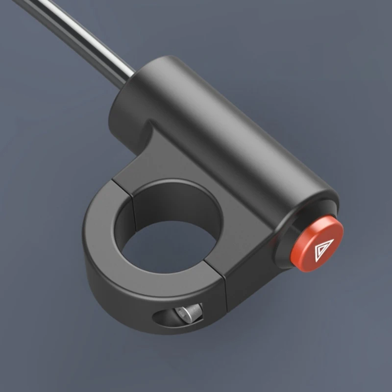 زر مفتاح ضوء خطر الدراجة النارية: فلاش مزدوج لمصباح الطوارئ إشارة المتعري