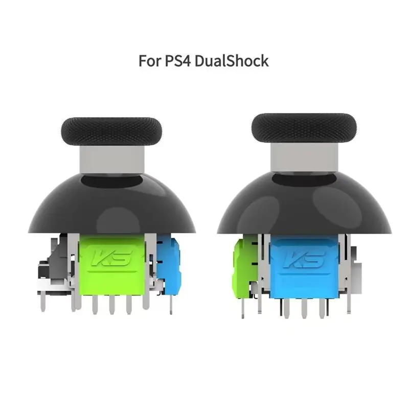 [B24B!】 For PS4 Compatible 2Pcs TMR Magnetic Joystick Replacement For PS4 Gamepad Adjustable 30-80Gf Anti-Drift Stick JT13-009