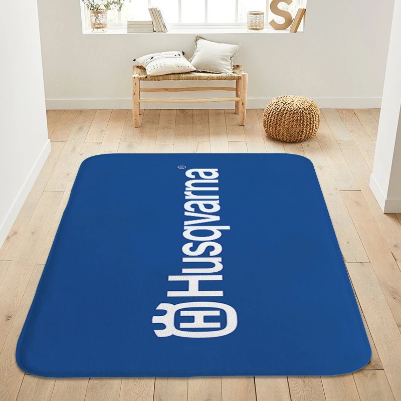 

Bathroom Foot Mat H-Husqvarnas Living Room Floor Carpet for Kitchen Entrance Door Doormat Balcony Hallway Rug Slip-resistant