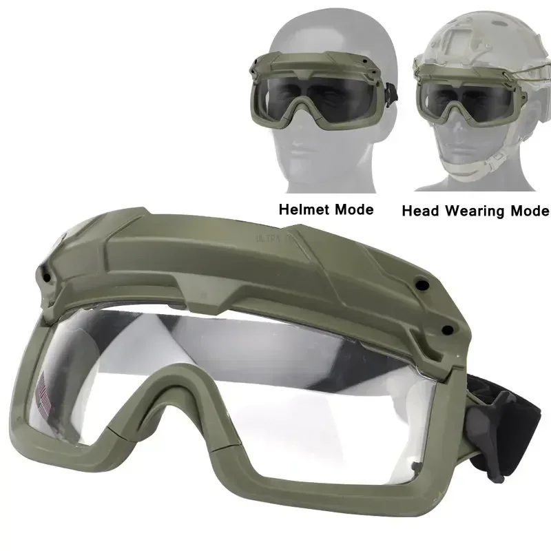 Tactical Glasses Windproof Protective Hunting Shooting Training Goggles Safety Aitsoft Paintball Combat Clear Goggles